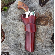 Handmade Eldorado Style Holster Colt 1851/1861 Plain Design in Medium Brown RH: